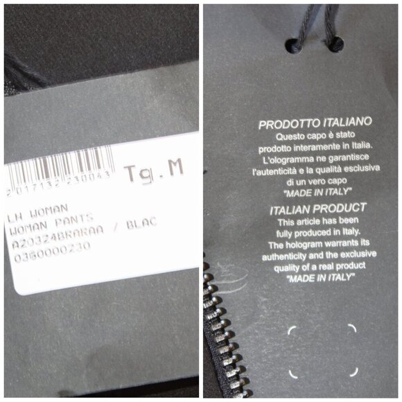 La Haine Inside Us Black women's skinny pants size Small Ankle zipper NWT asis - Picture 7 of 10